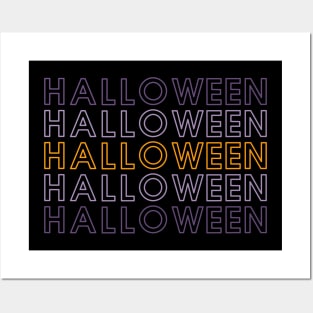 Halloween pattern, repeat Posters and Art